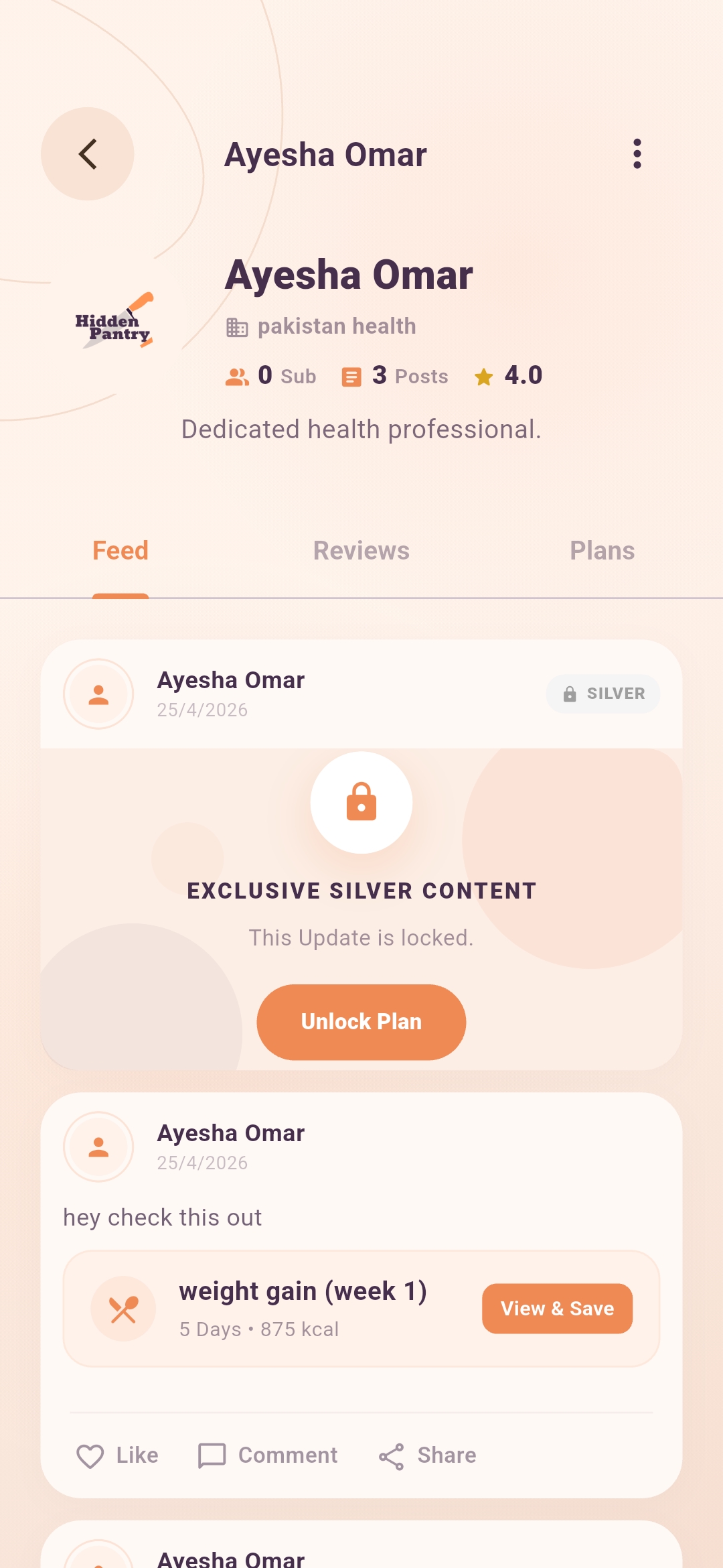 Nutritionist Profile