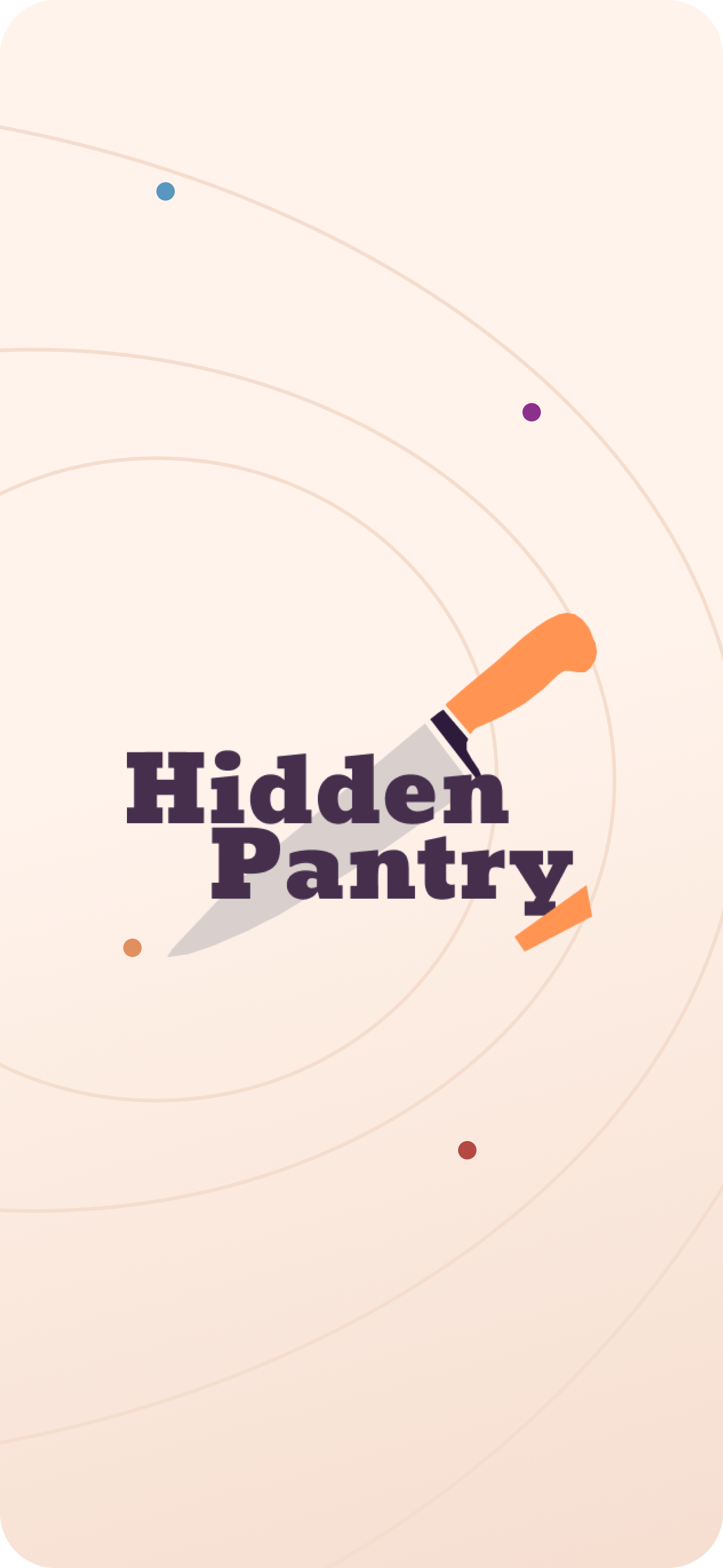 Hidden Pantry App Preview